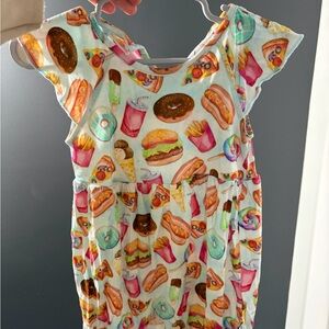 Colorful Food Print Kids Bodysuit